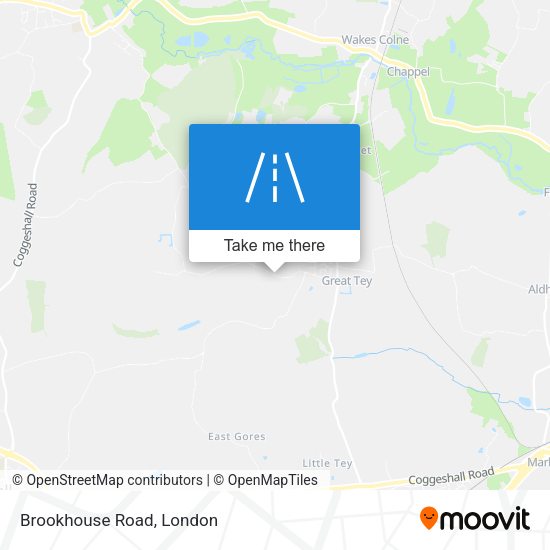 Brookhouse Road map