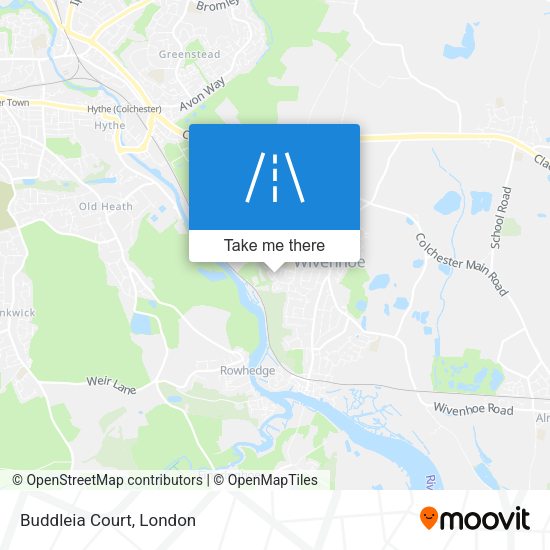 Buddleia Court map