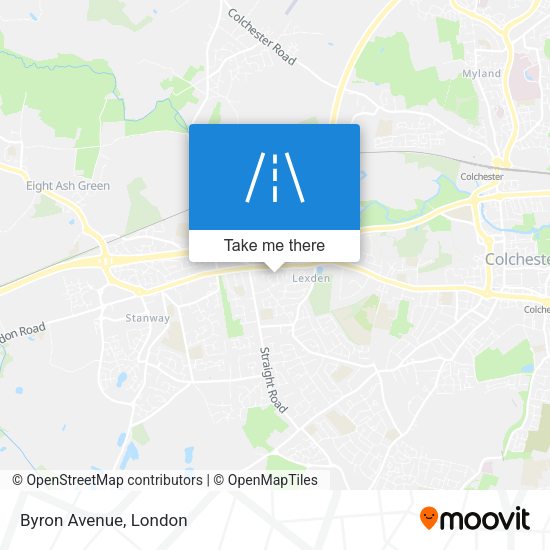Byron Avenue map