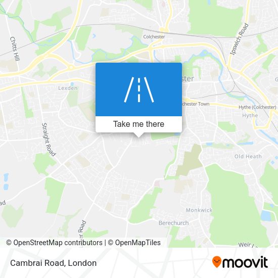 Cambrai Road map
