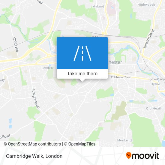 Cambridge Walk map