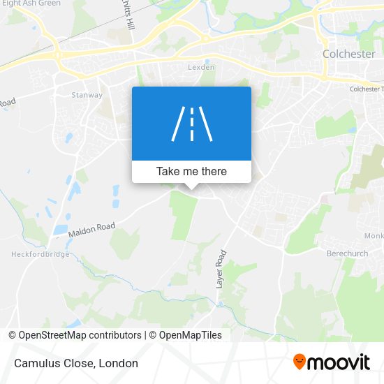 Camulus Close map