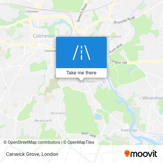 Canwick Grove map