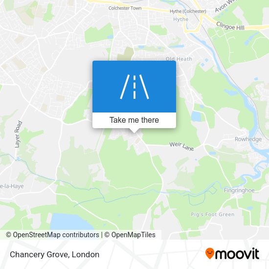 Chancery Grove map