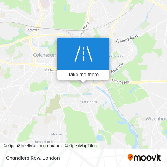 Chandlers Row map