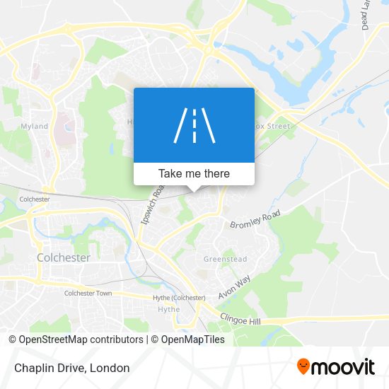 Chaplin Drive map