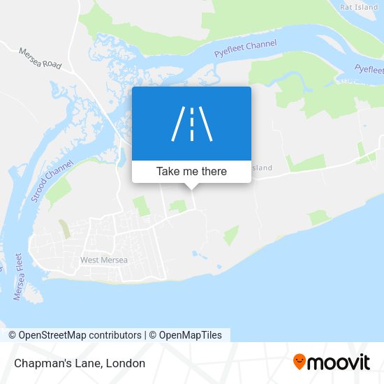 Chapman's Lane map
