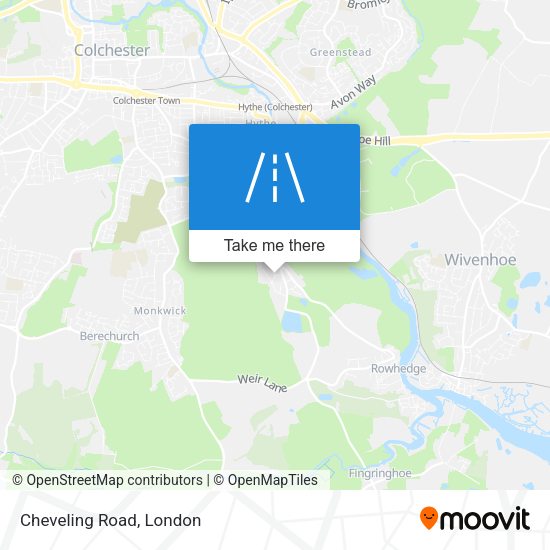 Cheveling Road map