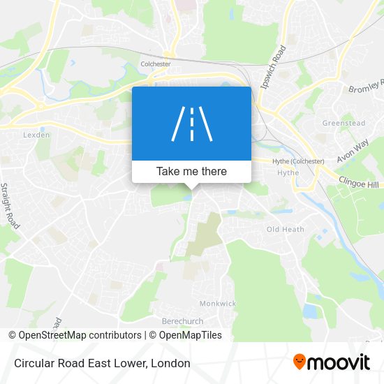 Circular Road East Lower map