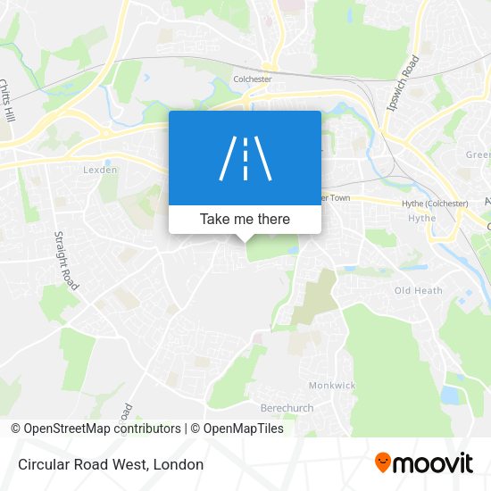 Circular Road West map