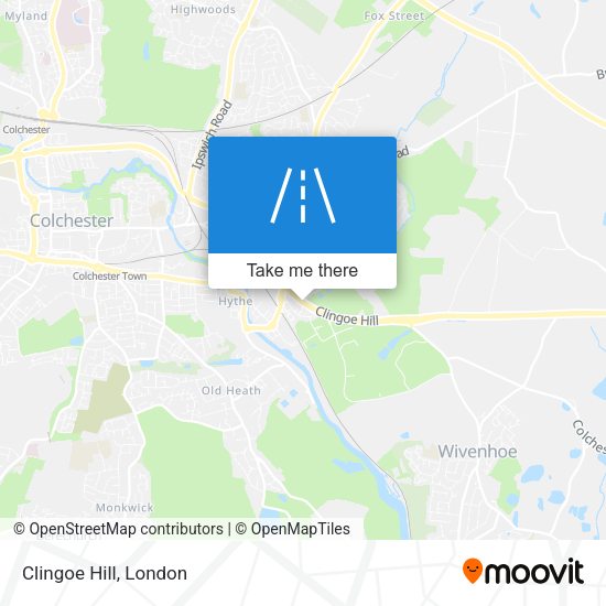 Clingoe Hill map