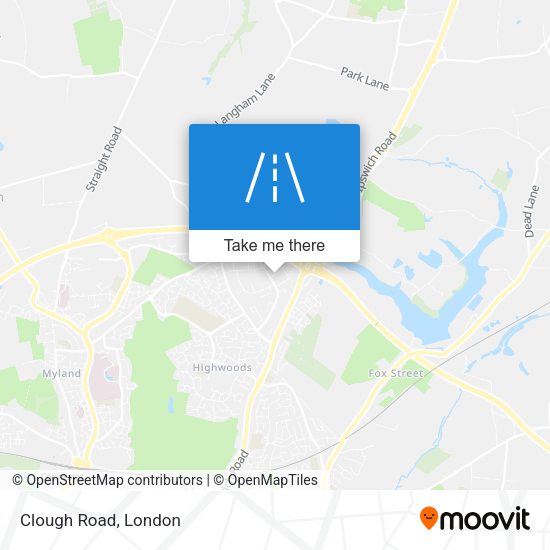 Clough Road map