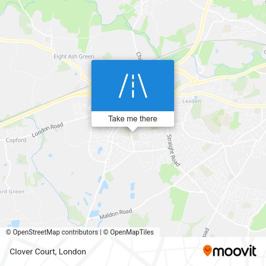 Clover Court map
