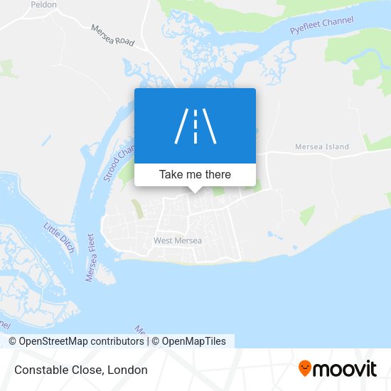 Constable Close map
