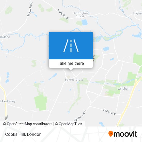 Cooks Hill map