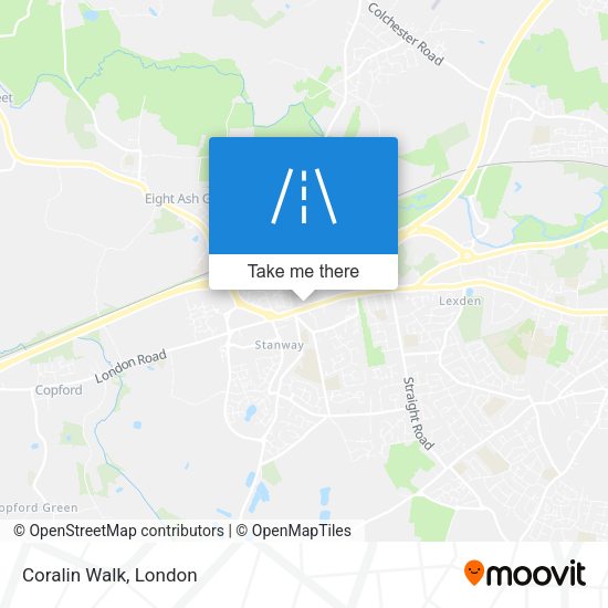 Coralin Walk map