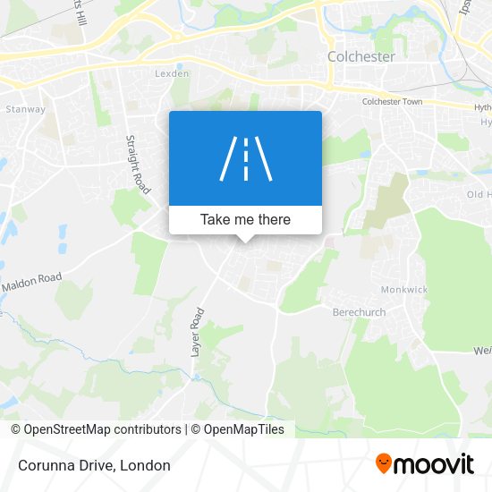 Corunna Drive map