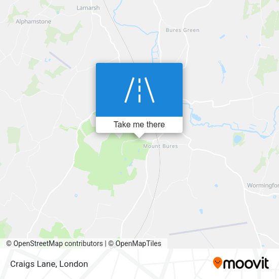 Craigs Lane map