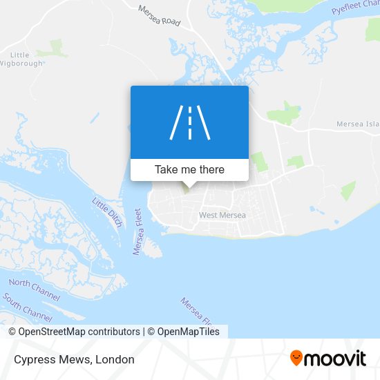 Cypress Mews map