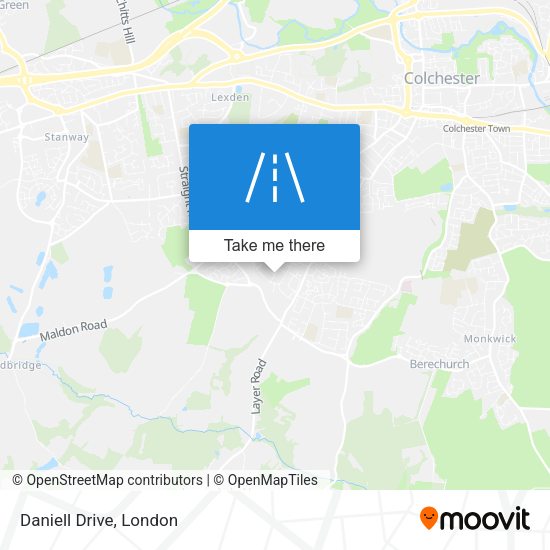 Daniell Drive map