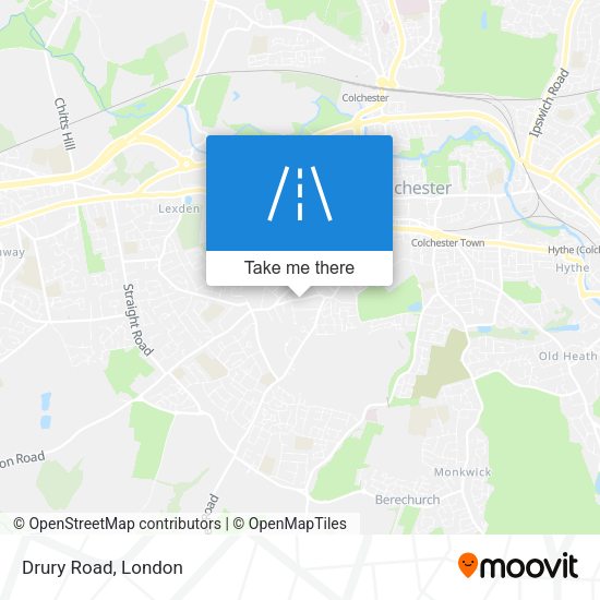 Drury Road map