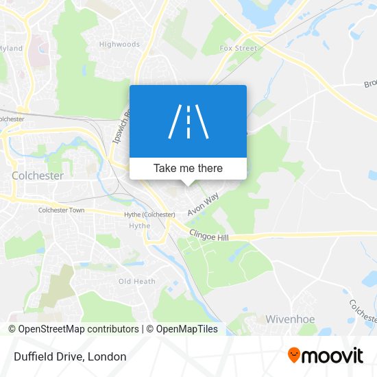 Duffield Drive map