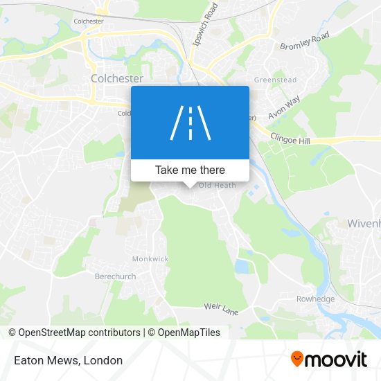 Eaton Mews map
