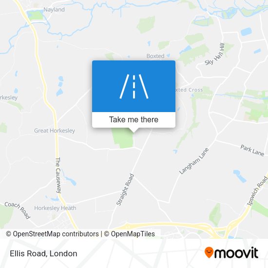 Ellis Road map