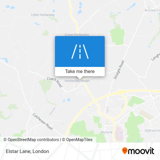 Elstar Lane map