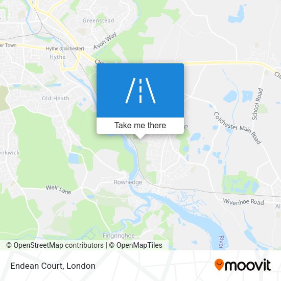 Endean Court map