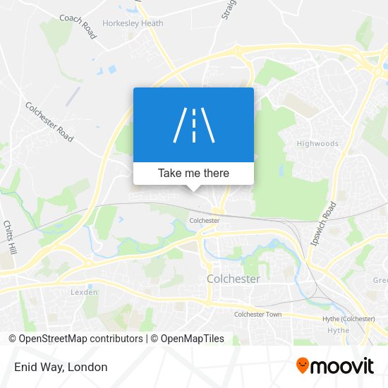 Enid Way map
