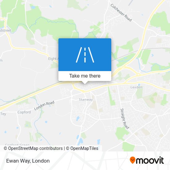 Ewan Way map