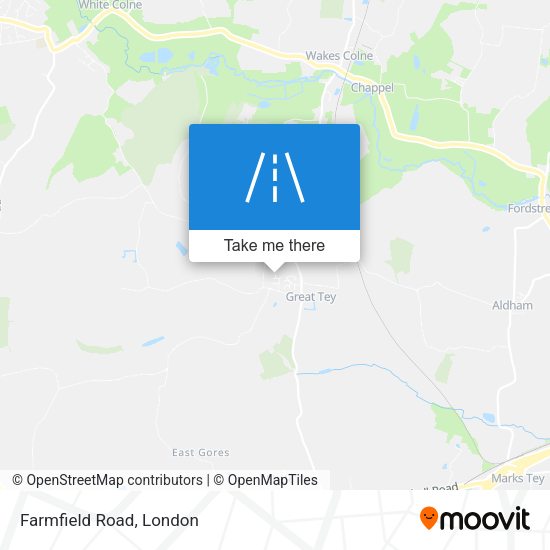 Farmfield Road map