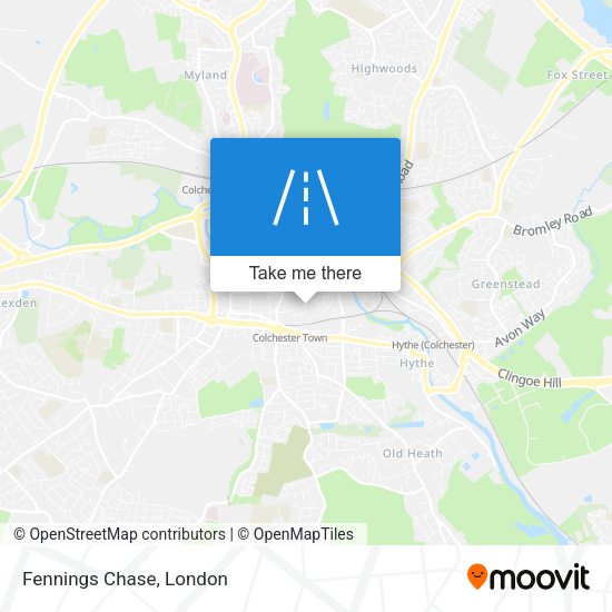 Fennings Chase map