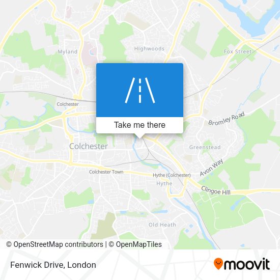 Fenwick Drive map