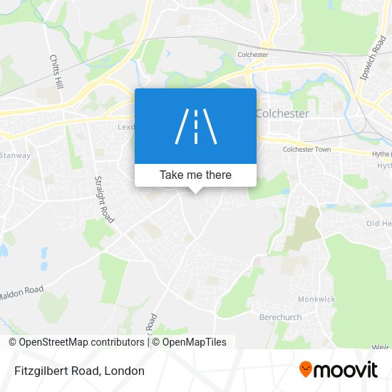 Fitzgilbert Road map