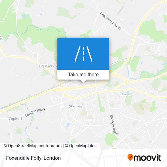 Foxendale Folly map