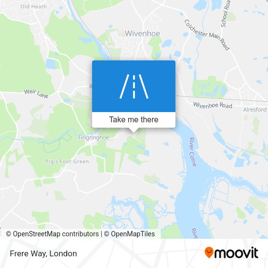 Frere Way map