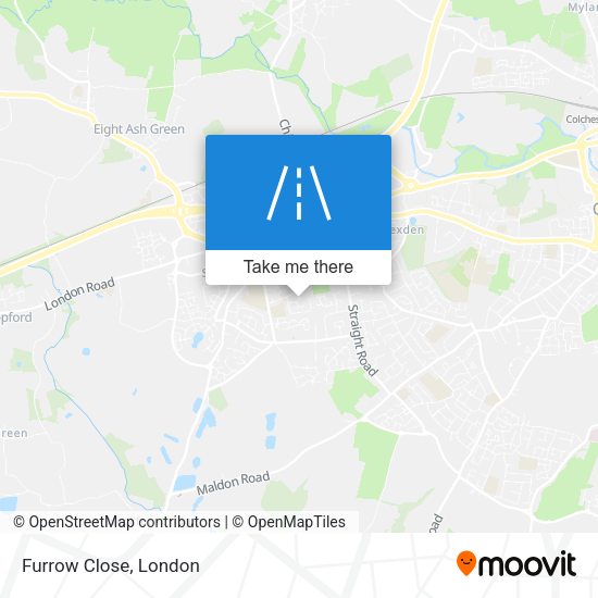 Furrow Close map