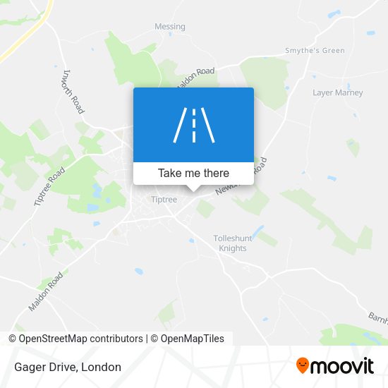 Gager Drive map