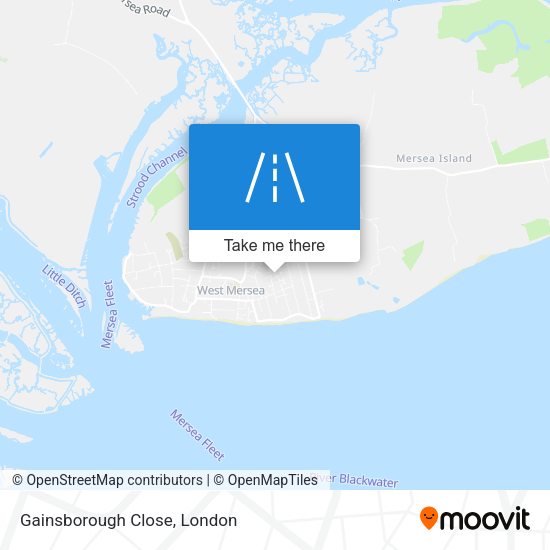 Gainsborough Close map