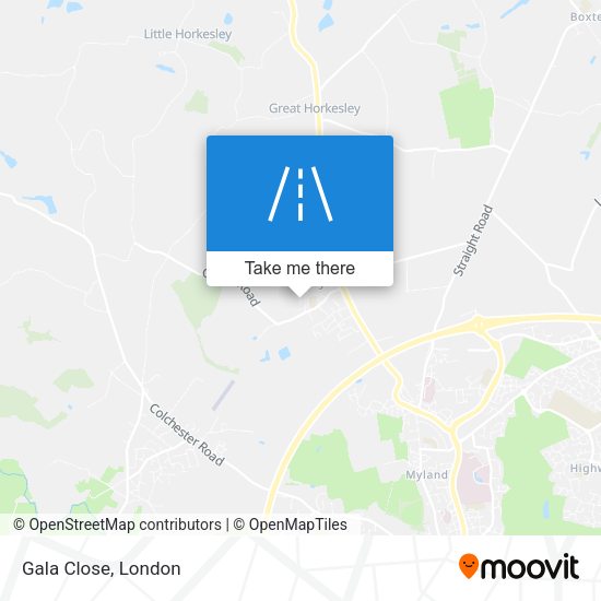 Gala Close map