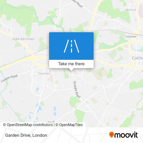 Garden Drive map