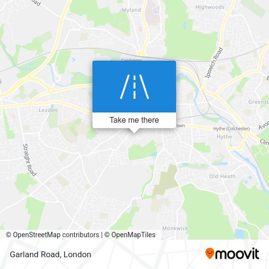 Garland Road map