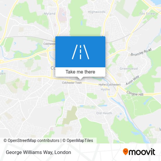 George Williams Way map
