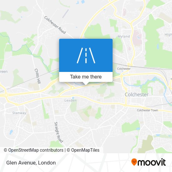 Glen Avenue map