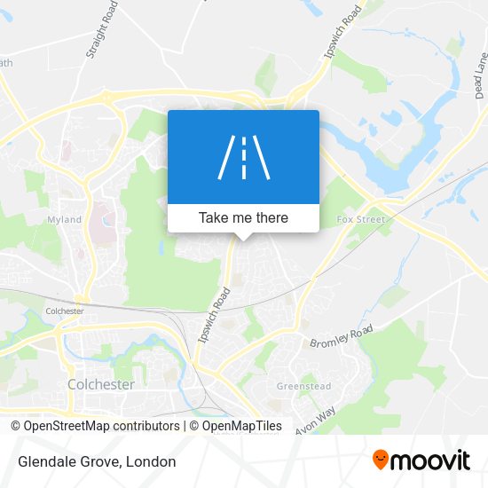 Glendale Grove map
