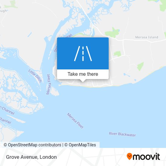 Grove Avenue map