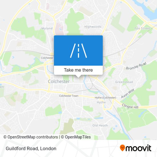 Guildford Road map