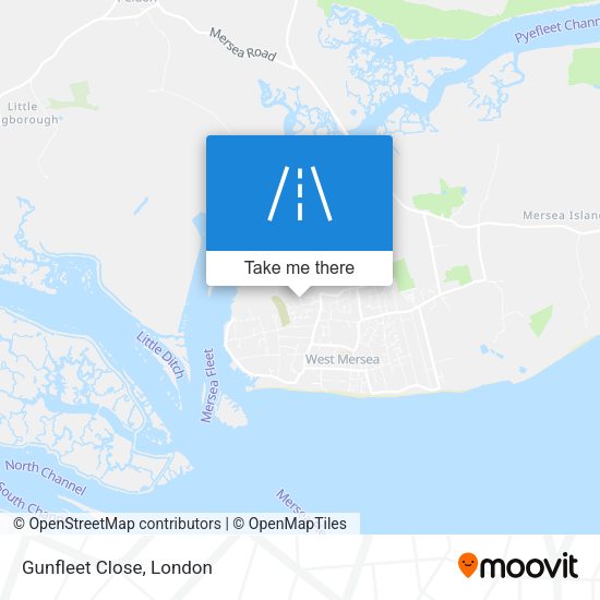 Gunfleet Close map